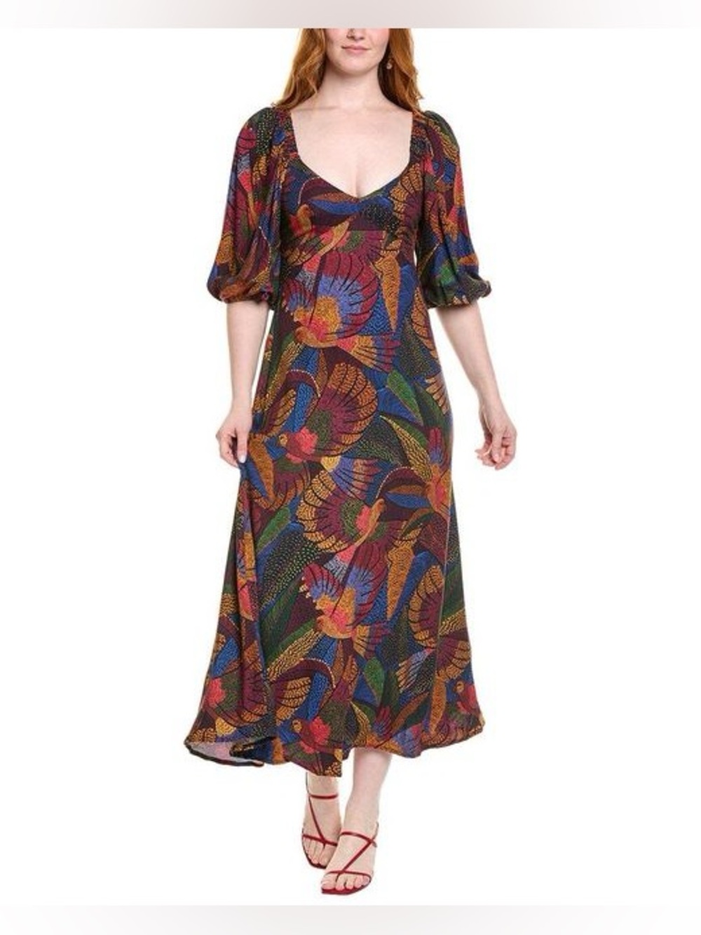 FARM Rio Dotted Macaws Maxi Dress - Picture 2 of 5